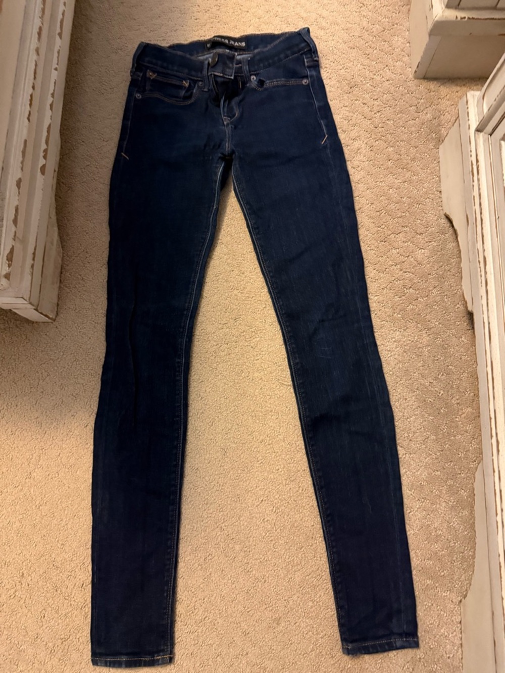 Express Women's Dark Indigo Skinny Jeans